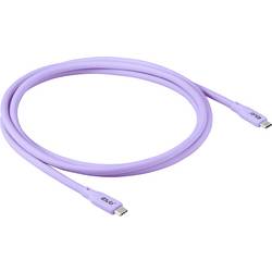club3D Kabel USB-C USB-C ® zástrčka 2.00 m fialová CAC-3004