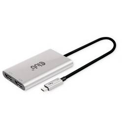 club3D Thunderbolt™ 3 adaptér [1x Thunderbolt™ trojzástrčka USB-C® - 2x zásuvka DisplayPort] CSV-1586 0.22 m