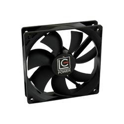 LC Power LC-CF-120 PC větrák s krytem černá (š x v x h) 120 x 120 x 25 mm