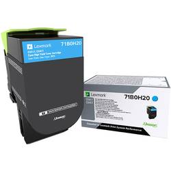 Lexmark Toner CS417 CX417 originál azurová 3500 Seiten 71B0H20