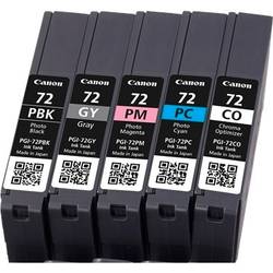 Canon Ink PGI-72 originál kombinované balení foto azurová, foto purpurová, foto černá, šedá, Chroma Optimizer 6403B007 Inkousty