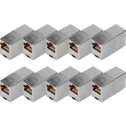 Digitus DN-93901-10 pouzdro spojky RJ45 Počet pólů 8 stříbrná 10 ks
