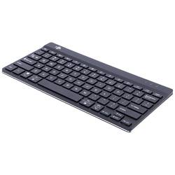 R-GO Tools Compact Break Bluetooth® klávesnice US mezinárodní, QWERTY černá ergonomická