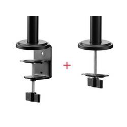 One For All držák na stůl pro monitor Smart Single black 1 Displej: (s) 33 cm (13) - 81,3 cm (32) černá nastavitelná výška, otočný, nakláněcí