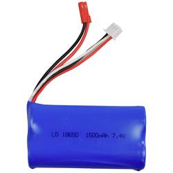 Amewi 063-701209 akupack Li-Ion (modelářství), 7.4 V, 1500 mAh, články 2, BEC