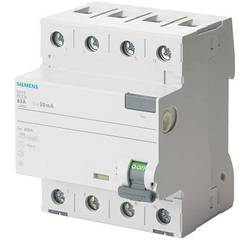 Siemens 5SV36466 Siemens Dig.Industr. proudový chránič A 4pólový 63 A 0.3 A 400 V