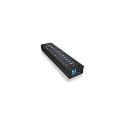 ICY BOX 13 portů USB 3.0 hub černá
