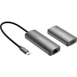 Digitus DS-55343 USB 3.1, USB-C® HDMI extender přes síťový kabel RJ45, přes signálové vedení 30 m