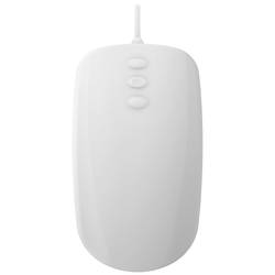 CHERRY Active KEY MMS AK-PMH3 Corded infračervený myš, přenos kabelový, 3 tlačítko, 1000 dpi, bílá