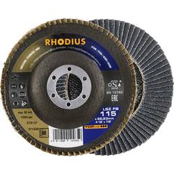 Rhodius 211328 RHODIUS vějířovitý brusný kotouč Průměr 115 mm Ø otvoru 22.23 mm nerezová ocel, ocel 1 ks