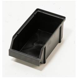 raaco 109314 otevřený skladovací box, 4-280, (š x v x h) 125 x 101 x 228 mm, černá, 1 ks