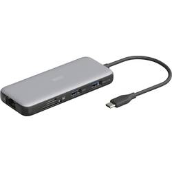Digitus USB-C® dokovací stanice DA-70914 vč. funkce nabíjení, integrovaná čtečka karet, napájení USB-C®