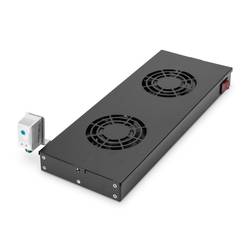 Digitus DN-19 FAN-2-HO-SW 19 palec 2 x větrák pro datové skříně 1 U černá