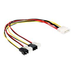 Delock napájecí kabel 0.3 m vícebarevná