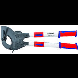 Knipex 95 32 060 95 32 060 štípací kleště na kabely s ráčnou hliníkový a měděný kabel, jedno- a vícežilový, 60 mm, 740 mm²