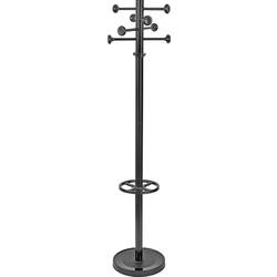 Maul stojanový věšák 9406090 MAULgrando Počet háků: 16 (Ø x v) 36.5 cm x 175 cm ocel černá 1 ks