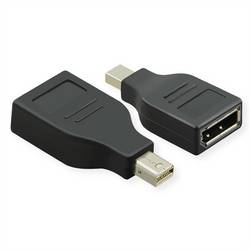 Value 12.99.3161 adaptér [1x mini DisplayPort zástrčka - 1x zásuvka DisplayPort] černá