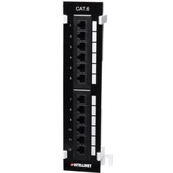 Intellinet 560269 12 portů síťový patch panel 254 mm (10) CAT 6 1 U černá osazený