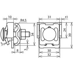 DEHN 365019 FK DUL 6.10 KBF0.7 8 V2A Skládací svorka 1 ks