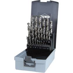 RUKO 214215RO HSS-G sada spirálových vrtáku do kovu, 25dílná, DIN 338, válcová stopka, 1 sada