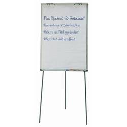 magnetoplan flipchart Junior SP (d x š x v) 1100 x 750 x 1850 mm bílá omyvatelný, popisovatelný, výškově nastavitelný, vč. odkládací poličky, magnetický 1226966