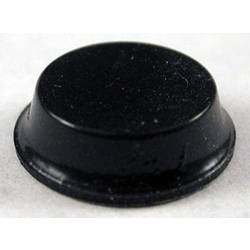 Hammond Electronics 1421T2 samolepicí, kulatá černá (Ø x v) 12.7 mm x 3.5 mm 24 ks