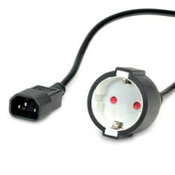 Value 19.99.1117 napájecí kabel černá 0.30 m