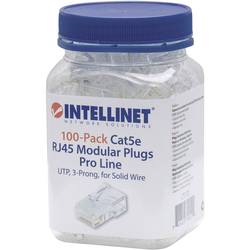 Intellinet Kabel, 790512, zástrčka RJ45, CAT 3, CAT 4, CAT 5, CAT 5e, piny:8P8C, 100 ks