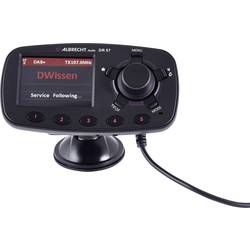 Albrecht DR57 DAB+ rádio adaptér do auta funkce handsfree, uchycení přísavkami