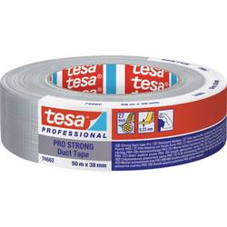 tesa Duct Tape Pro-Strong 66462-00004-00 instalatérská izolační páska šedá (d x š) 50 m x 38 mm 1 ks