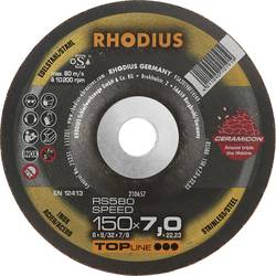 Rhodius 210657 RHODIUS Ohrubovací kotouč Průměr 150 mm Ø otvoru 22.23 mm nerezová ocel, ocel, litina 1 ks