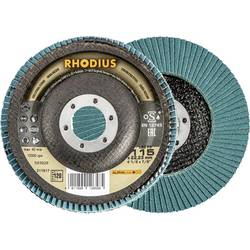 Rhodius 211517 RHODIUS vějířovitý brusný kotouč Průměr 115 mm Ø otvoru 22.23 mm nerezová ocel, ocel 1 ks