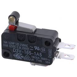 Omron D3V-165-1A5 mikrospínač 250 V/AC 16 A 1x zap/(zap) 1 ks Bag