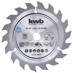 kwb 581557 tvrdokovový pilový kotouč 127 x 12.75 mm 1 ks