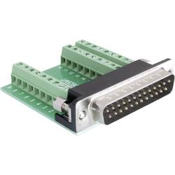Delock Adapter 65318 D-SUB kolíková lišta 180 ° Pólů: 25, 27 1 ks