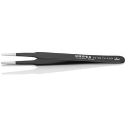 Knipex 92 58 74 ESD jemná pinzeta, plochá-kulatá, 120 mm