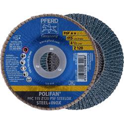 PFERD 67769115 PFC 115 Z 120 PSF STEELOX vějířovitý brusný kotouč Průměr 115 mm Ø otvoru 22.23 mm nerezová ocel, ocel 10 ks