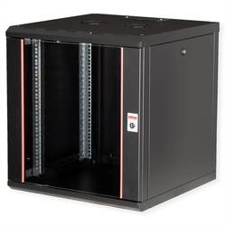 Roline 19 nástěnná rozváděcí skříň (š x v x h) 600 x 640 x 600 mm černá