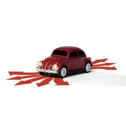 Carson Modellsport 500504147 Volkswagen Beetle 1:87 RC model auta elektrický silniční model vč. akumulátorů, nabíječky a baterie ovladače
