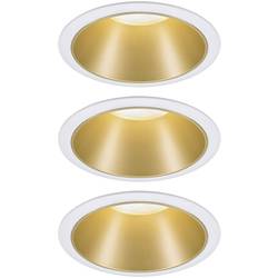 Paulmann 93406 Cole Coin vestavné svítidlo, LED, 6.50 W, bílá, zlatá, sada 3 ks