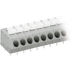 WAGO 804-112 pružinová svorkovnice 2.50 mm² Pólů 12 šedá, bílá 1 ks