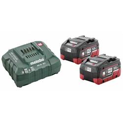 Metabo 685122000 Basic-Set 2 x LiHD 5.5 Ah akumulátor do nářadí a nabíječka 18 V 5.5 Ah LiHD
