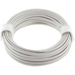 econ connect KZL2X008WS5 lanko/ licna 2 x 0.08 mm² bílá 5 m