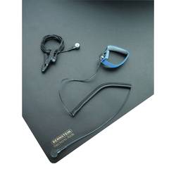 Bernstein Tools for Electronics 9-360 sada ESD podložky na stůl černá (d x š) 900 mm x 610 mm vč. zemnicího kabelu, včetně zemnicího náramku , včetně