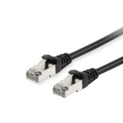 Equip 605592 RJ45 síťové kabely, propojovací kabely CAT 6 S/FTP 3.00 m černá pozlacené kontakty 1 ks