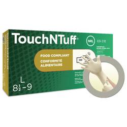 Ansell TouchNTuff 69318060 100 ks přírodní latex jednorázové rukavice Velikost rukavic: XS, 5,5 a 6,5 mm., 6 EN 21420:2020