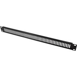 LogiLink PN111B 19 palec záslepka pro datové skříně 1 U perforované černá