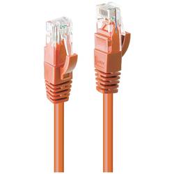 LINDY 48113 RJ45 síťové kabely, propojovací kabely CAT 6 U/UTP 15.00 m oranžová pozlacené kontakty 1 ks