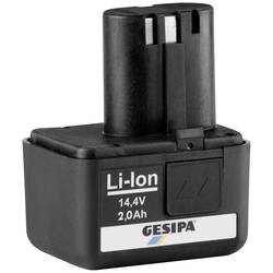 Gesipa 1666440 1666440 náhradní akumulátor pro elektrické nářadí 14.4 V 2 Ah
