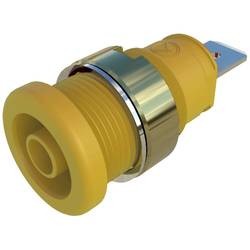 SKS Hirschmann SEB 2620 F6,3 Ni gelb bezpečnostní vestavná zásuvka 4 mm žlutá 1 ks